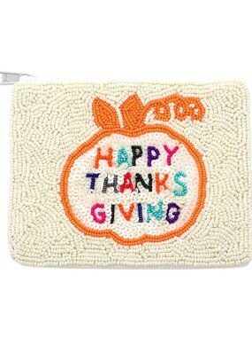 Thanksgiving Mini Bead Wallet